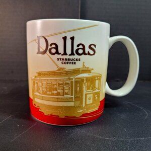 Starbucks Dallas Global Icon City Collector Series 16 oz Coffee Cup Mug 2012